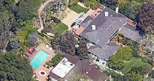 A picture of Chuck Lorre's Los Angeles mansion.